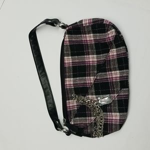 Britney by Candies Pink Black Plaid Purse